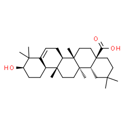 ChemSpider 2D Image | (4aR,6aS,6bR,10R,12aR,12bS,14aR,14bR)-10-Hydroxy-2,2,6a,9,9,12b,14a-heptamethyl-1,3,4,5,6,6a,6b,7,9,10,11,12,12a,12b,13,14,14a,14b-octadecahydro-4a(2H)-picenecarboxylic acid | C30H48O3