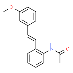 ChemSpider 2D Image | N-{2-[(E)-2-(3-Methoxyphenyl)vinyl]phenyl}acetamide | C17H17NO2