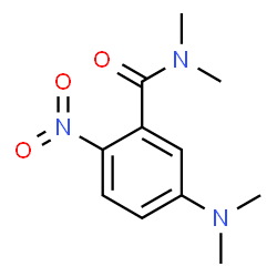 ChemSpider 2D Image | 5-(Dimethylamino)-N,N-dimethyl-2-nitrobenzamide | C11H15N3O3