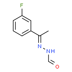 ChemSpider 2D Image | N'-[(1E)-1-(3-Fluorophenyl)ethylidene]formic hydrazide | C9H9FN2O