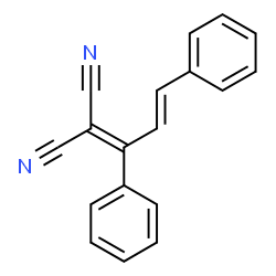 ChemSpider 2D Image | [(2E)-1,3-Diphenyl-2-propen-1-ylidene]malononitrile | C18H12N2