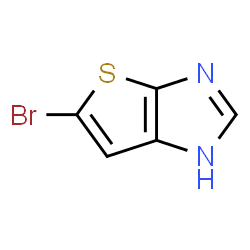 ChemSpider 2D Image | 5-Bromo-1H-thieno[2,3-d]imidazole | C5H3BrN2S