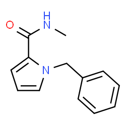 ChemSpider 2D Image | 1-Benzyl-N-methyl-1H-pyrrole-2-carboxamide | C13H14N2O