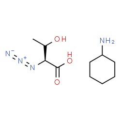 ChemSpider 2D Image | (2S,3S)-2-Azido-3-hydroxybutanoic acid - cyclohexanamine (1:1) | C10H20N4O3