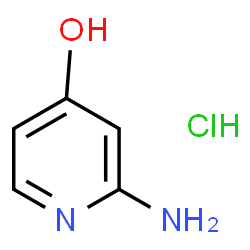 ChemSpider 2D Image | 2-Aminopyridin-4-ol hydrochloride | C5H7ClN2O