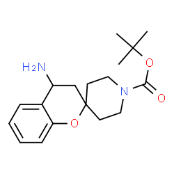 ChemSpider 2D Image | tert-Butyl 4-aminospiro[chroman-2,4'-piperidine]-1'-carboxylate | C18H26N2O3
