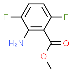 ChemSpider 2D Image | Methyl 2-amino-3,6-difluorobenzoate | C8H7F2NO2