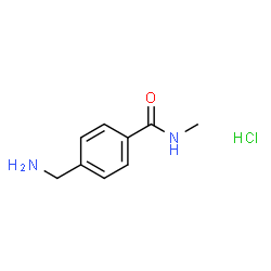 ChemSpider 2D Image | 4-(aminomethyl)-N-methylbenzamide hydrochloride | C9H13ClN2O