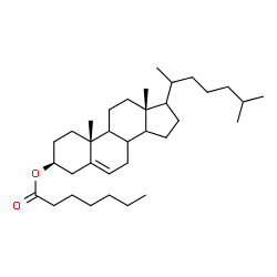 ChemSpider 2D Image | (3beta,8xi,9xi,14xi,17xi,20xi)-Cholest-5-en-3-yl heptanoate | C34H58O2
