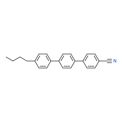 ChemSpider 2D Image | 4-Cyano-4'-n-butyl-p-terphenyl | C23H21N