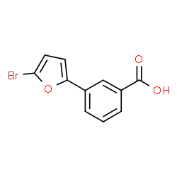 ChemSpider 2D Image | 3-(5-Bromo-2-furyl)benzoic acid | C11H7BrO3