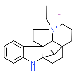 ChemSpider 2D Image | 9-Ethyl-2,20-cycloaspidospermidin-9-ium iodide | C21H29IN2