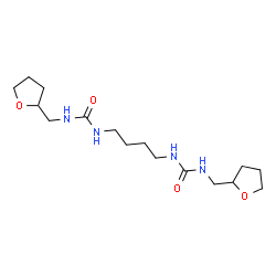 ChemSpider 2D Image | 1,1'-(1,4-Butanediyl)bis[3-(tetrahydro-2-furanylmethyl)urea] | C16H30N4O4