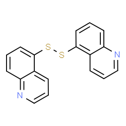 ChemSpider 2D Image | 5,5'-Disulfanediyldiquinoline | C18H12N2S2