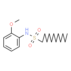 ChemSpider 2D Image | N-(2-Methoxyphenyl)-1-dodecanesulfonamide | C19H33NO3S