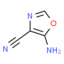 ChemSpider 2D Image | 5-aminooxazole-4-carbonitrile | C4H3N3O