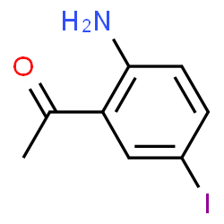 ChemSpider 2D Image | 1-(2-Amino-5-iodophenyl)ethanone | C8H8INO