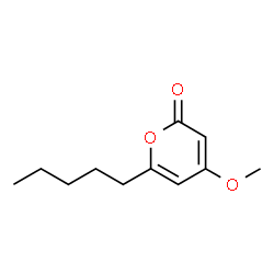ChemSpider 2D Image | 4-METHOXY-6-PENTYL-PYRAN-2-ONE | C11H16O3