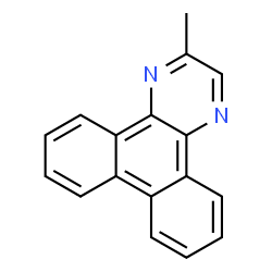 ChemSpider 2D Image | 2-Methyldibenzo[f,h]quinoxaline | C17H12N2
