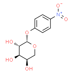 ChemSpider 2D Image | 4-Nitrophenyl beta-D-arabinopyranoside | C11H13NO7