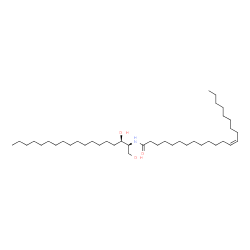 ChemSpider 2D Image | (13Z)-N-[(2S,3R)-1,3-Dihydroxy-2-octadecanyl]-13-docosenamide | C40H79NO3