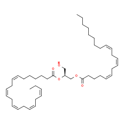 ChemSpider 2D Image | (2S)-1-Hydroxy-3-[(5Z,8Z,11Z)-5,8,11-icosatrienoyloxy]-2-propanyl (7Z,10Z,13Z,16Z,19Z)-7,10,13,16,19-docosapentaenoate | C45H72O5