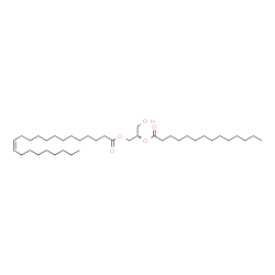 ChemSpider 2D Image | DG(22:1(13Z)/14:0/0:0) | C39H74O5