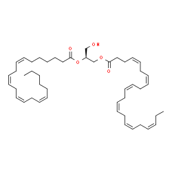 ChemSpider 2D Image | (2S)-2-[(7Z,10Z,13Z,16Z)-7,10,13,16-Docosatetraenoyloxy]-3-hydroxypropyl (4Z,7Z,10Z,13Z,16Z,19Z)-4,7,10,13,16,19-docosahexaenoate | C47H72O5