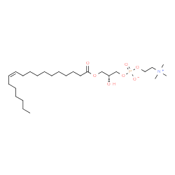 ChemSpider 2D Image | 1-[(11Z)-octadecenoyl]-sn-glycero-3-phosphocholine | C26H52NO7P