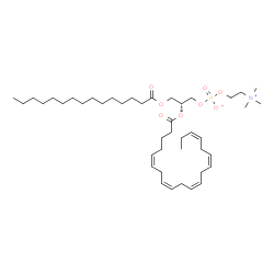 ChemSpider 2D Image | (2R)-2-[(5Z,8Z,11Z,14Z,17Z)-5,8,11,14,17-Icosapentaenoyloxy]-3-(pentadecanoyloxy)propyl 2-(trimethylammonio)ethyl phosphate | C43H76NO8P