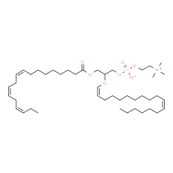 ChemSpider 2D Image | PC(18:3(9Z,12Z,15Z)/P-18:1(11Z)) | C44H80NO7P