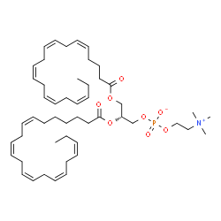 ChemSpider 2D Image | (2R)-2-[(7Z,10Z,13Z,16Z,19Z)-7,10,13,16,19-Docosapentaenoyloxy]-3-[(5Z,8Z,11Z,14Z,17Z)-5,8,11,14,17-icosapentaenoyloxy]propyl 2-(trimethylammonio)ethyl phosphate | C50H80NO8P