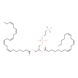 ChemSpider 2D Image | (2R)-3-[(7Z,10Z,13Z,16Z,19Z)-7,10,13,16,19-Docosapentaenoyloxy]-2-[(8Z,11Z,14Z)-8,11,14-icosatrienoyloxy]propyl 2-(trimethylammonio)ethyl phosphate | C50H84NO8P