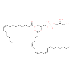 ChemSpider 2D Image | PG(16:1(9Z)/20:3(5Z,8Z,11Z)) | C42H75O10P