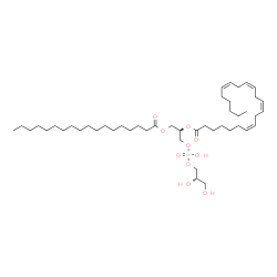 ChemSpider 2D Image | PG(18:0/22:4(7Z,10Z,13Z,16Z)) | C46H83O10P