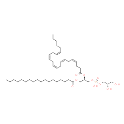 ChemSpider 2D Image | PG(18:0/22:5(4Z,7Z,10Z,13Z,16Z)) | C46H81O10P