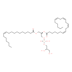 ChemSpider 2D Image | PG(18:1(11Z)/22:4(7Z,10Z,13Z,16Z)) | C46H81O10P