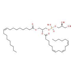 ChemSpider 2D Image | PG(18:1(9Z)/18:3(6Z,9Z,12Z)) | C42H75O10P