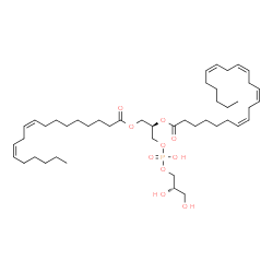ChemSpider 2D Image | PG(18:2(9Z,12Z)/22:4(7Z,10Z,13Z,16Z)) | C46H79O10P