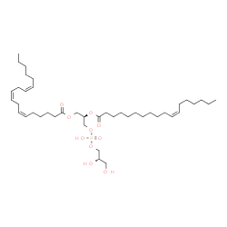 ChemSpider 2D Image | PG(18:3(6Z,9Z,12Z)/18:1(11Z)) | C42H75O10P