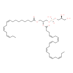 ChemSpider 2D Image | PG(18:3(9Z,12Z,15Z)/22:6(4Z,7Z,10Z,13Z,16Z,19Z)) | C46H73O10P