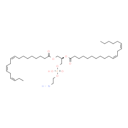 ChemSpider 2D Image | (3Z,6Z,9Z,21R)-27-Amino-24-hydroxy-24-oxido-18-oxo-19,23,25-trioxa-24lambda~5~-phosphaheptacosa-3,6,9-trien-21-yl (11Z,14Z)-11,14-icosadienoate | C43H76NO8P