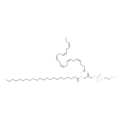 ChemSpider 2D Image | (25R)-31-Amino-28-hydroxy-28-oxido-22-oxo-23,27,29-trioxa-28lambda~5~-phosphahentriacontan-25-yl (4Z,7Z,10Z,13Z,16Z,19Z)-4,7,10,13,16,19-docosahexaenoate | C49H86NO8P