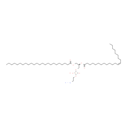 ChemSpider 2D Image | (2R)-3-{[(2-Aminoethoxy)(hydroxy)phosphoryl]oxy}-2-[(13Z)-13-docosenoyloxy]propyl tetracosanoate | C51H100NO8P