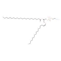 ChemSpider 2D Image | (15Z,19R)-25-Amino-22-hydroxy-22-oxido-17,21,23-trioxa-22lambda~5~-phosphapentacos-15-en-19-yl docosanoate | C43H86NO7P