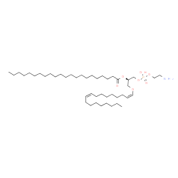 ChemSpider 2D Image | (9Z,17Z,21R)-27-Amino-24-hydroxy-24-oxido-19,23,25-trioxa-24lambda~5~-phosphaheptacosa-9,17-dien-21-yl docosanoate | C45H88NO7P