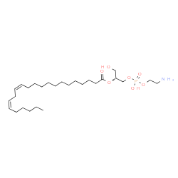 ChemSpider 2D Image | (2R)-1-{[(2-Aminoethoxy)(hydroxy)phosphoryl]oxy}-3-hydroxy-2-propanyl (13Z,16Z)-13,16-docosadienoate | C27H52NO7P