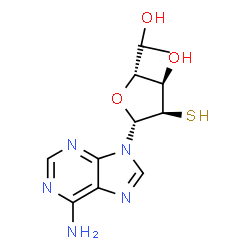 ChemSpider 2D Image | 5′-methylthioadenosine | C11H15N5O3S