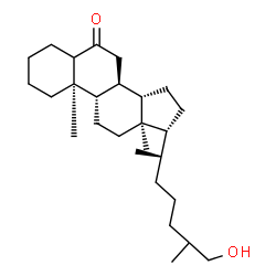 ChemSpider 2D Image | (20R)-26-Hydroxycholestan-6-one | C27H46O2