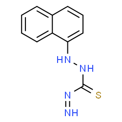 ChemSpider 2D Image | α-naphthylthiocarbazone | C11H10N4S